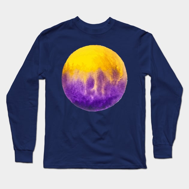 Watercolor painting Posters and Art Long Sleeve T-Shirt by mpdesign